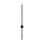 Opviq Sword - 13484 Lámpara de pared negra de metal